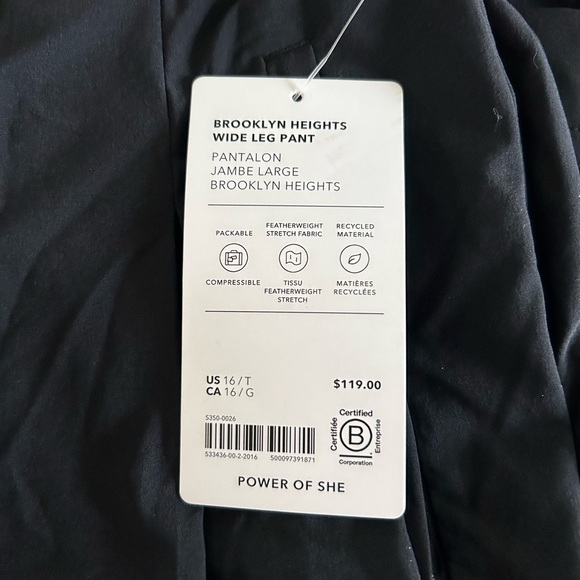 Athleta Brooklyn Heights Wide Leg Pant - Picture 2 of 3